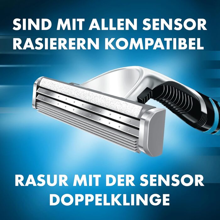 Смінні леза для чоловічих бритв Gillette Sensor Excel, 10 шт