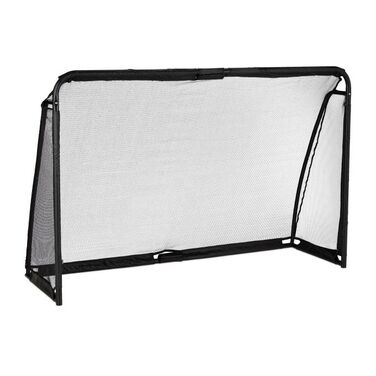Relaxdays Black Football Goal 120 x 180 cm