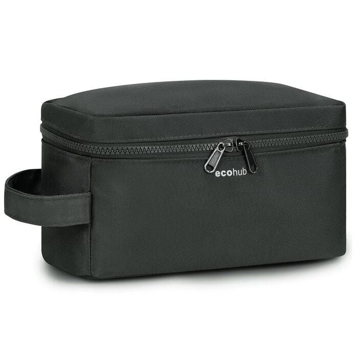 Чоловіча дорожня косметичка ECOHUB Kuturbeute, водонепроникна, з відділенням для мокрого/сухого, армійного кольору (L)