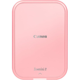 Canon Zoemini 2: Портативний фотодрук, Bluetooth 5.0, USB-C зарядка (Рожеве золото)