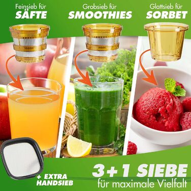 Соковитискач Nutrilovers NUTRI-PRESS MAX для цілих фруктів, холодного віджиму, шнековий, BPA-free, з широкою горловиною 135 мм, у комплекті пляшка та книга рецептів