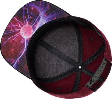 Кепка бейсболка Snapback Cadency® унісекс, бордова, регульований розмір