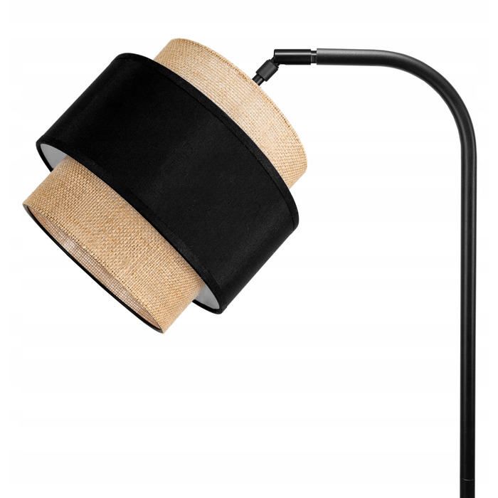 Підлогова лампа Glimex Modern E27 60 Вт, бежевий, коричневий, чорний