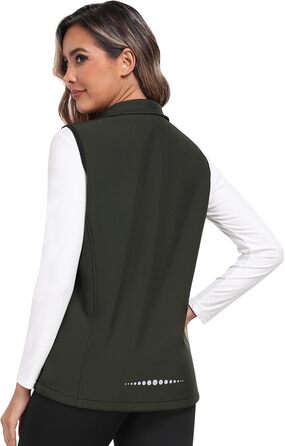 oFiz Softshell жилет Daen: теплий флісовий жилет для туризму та активного відпочинку (зелений, XXL)