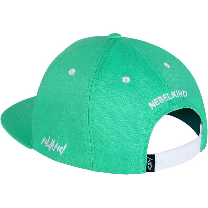 Кепка Nebelkind Snapback для чоловіків та жінок, універсальний розмір, регульована, унісекс, якісна бейсболка в стилі streetwear, ретро білий (м'ятний)