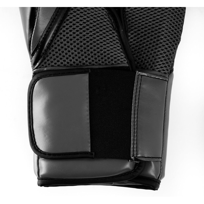 Боксерські рукавички Everlast Elite 2, 8oz, чорно-сірі – для спарингу, роботи з манекеном та рукавичками, оригінальні Everlast