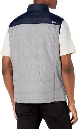 Чоловіча вітростійка куртка CBUK Thaw Inulated з утеплювачем та кольоровими блоками, чорна (3XL, Бетон)