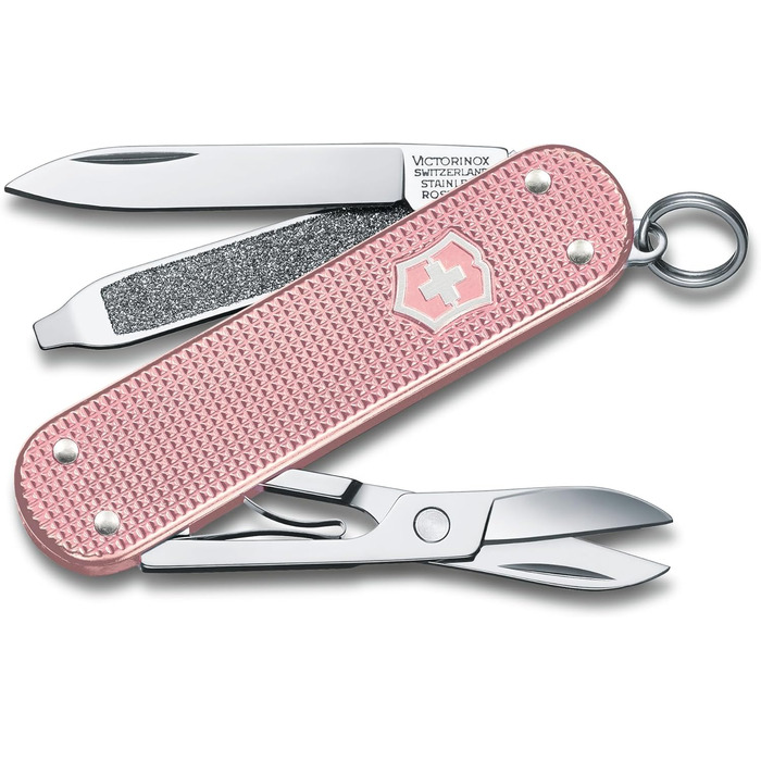 Швейцарський ніж Victorinox Classic SD: мультитул з 5 функціями, рожевий