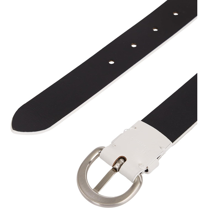 Ремінь жіночий Calvin Klein Classic з пряжкою, шкіра, 95 см, сірий (Vapor White)