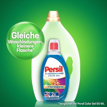 Рідкий пральний засіб Persil Ultra Konzentrat Color для кольорових речей, 2 x 65 прань, з технологією Tiefenrein-Plus проти стійких плям