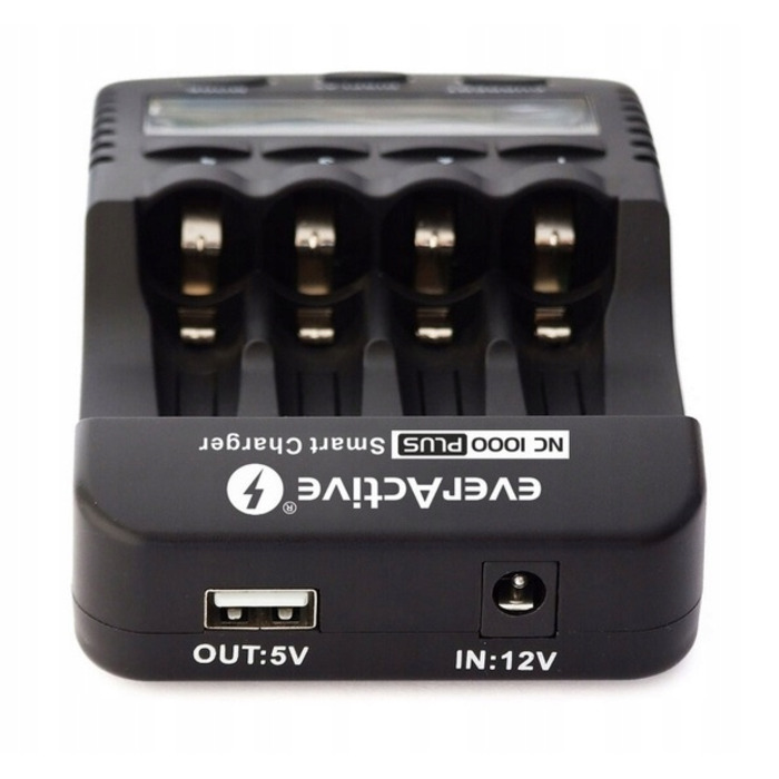 Зарядний пристрій для акумуляторів AAA AA + 4 акумулятори Eneloop 2000mAh