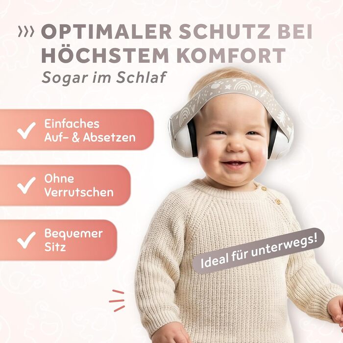 Schallwerk Mini+ (Bear Dusty) - навушники шумозаглушувачі для малюків, захист вух для дітей, преміум якість