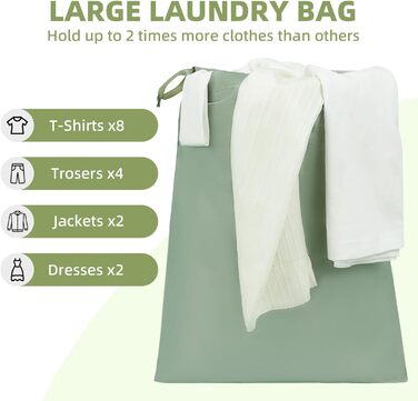 Набір органайзерів для подорожей BAGAIL (8 шт.) різних розмірів – Matcha Green