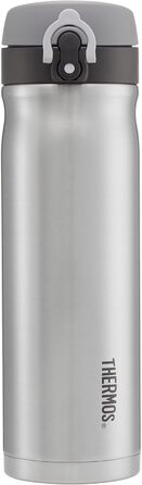 Stainless Steel Insulated Travel Mug - 470ml - Grey