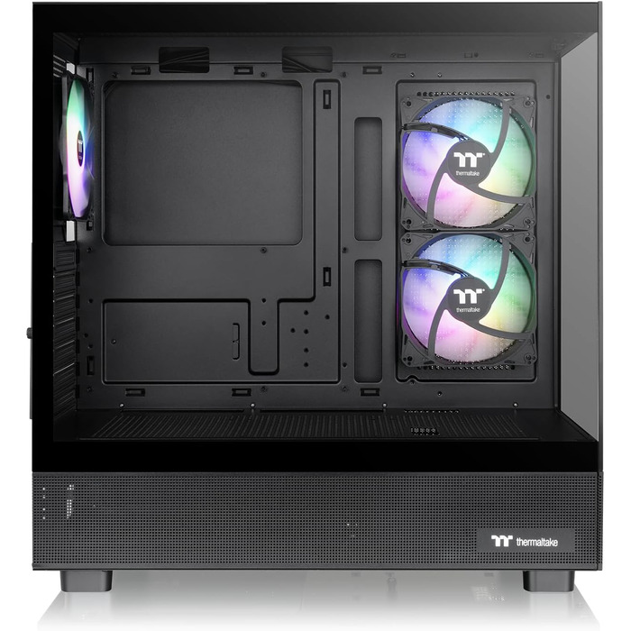 Thermaltake View 270 Plus WS: Корпус ПК Midi-Tower ATX з темперованим склом, дерево, 3х120mm ARGB вентилятори, USB-C, підтримка радіатора 360mm, білий
