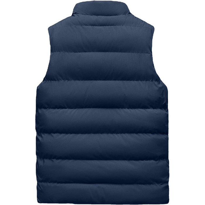 Чоловіча флісова жилетка з підкладкою, утеплена, тепла, з ізольованим утеплювачем, зимова жилетка-грілка для чоловіків, Softshell, для активного відпочинку, хайкінгу, терможилетка з блискавкою (XL, Синій)