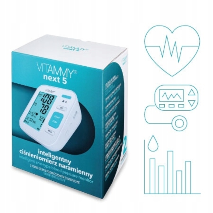 Тонометр Vitammy Next 5, автоматичне накачування, визначення аритмії