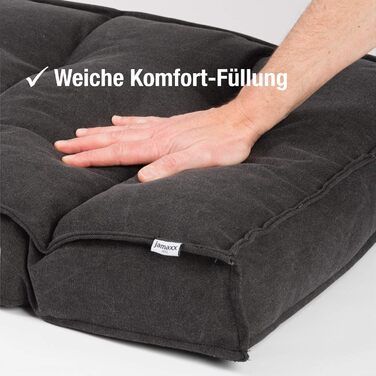 Килимок для собак JAMAXX PDB1086 (M) 65x55 см, антрацит, м'яка та зручна підстилка для собак, знімний чохол