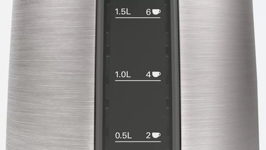 Електричний чайник Bosch TWK8613P, 2400 Вт, 1,5 л, чорний
