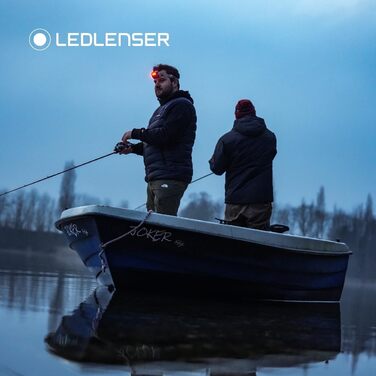 Налобний ліхтар Ledlenser HF6R Signature, 2000 лм, акумуляторний, водонепроникний IP68, з червоним світлом, для туризму та активного відпочинку, бірюзовий