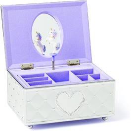 Музична шкатулка у формі єдинорога Lenox Childhood Memories, метал, 2.35 дюйми