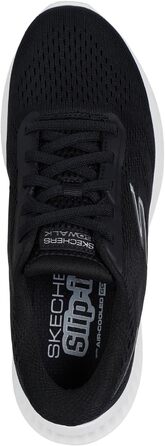Жіночі кросівки Skechers Go Walk Now Khloe, чорний текстиль, біла окантовка, 39.5 EU