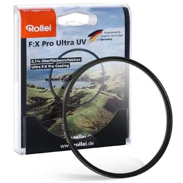 Захисний UV-фільтр Rollei F:X Pro Ultra 77 мм для об'єктивів камер, світлопропускання 99%, зі спеціальним покриттям