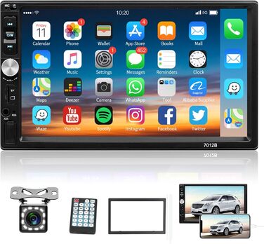 Автомагнітола 2 DIN з Bluetooth, 7
