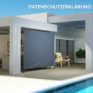 Outsunny Klemmmarkise mit Handkurbel höhenverstellbar Gelenkarmmarkise Markise ohne Bohren Sonnenschutz UV-beständig, inkl. Wandhalterung Sonnenmarkise 350 cm breit für Terrasse Balkon, Dunkelgrau | Aosom

Outsunny кляммерна маркіза з ручним приводом, рег