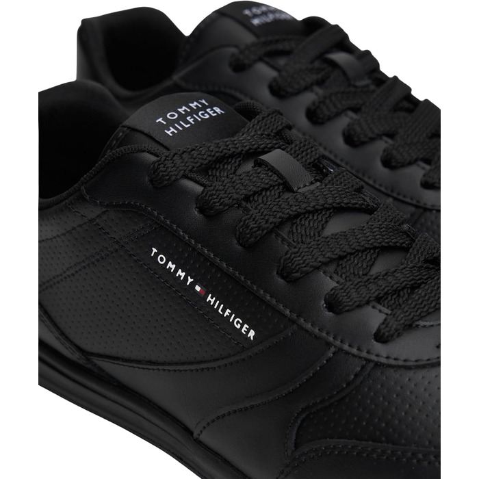 Чоловічі шкіряні низькі кросівки Tommy Hilfiger Lopro Cup FM0FM05677, 42 EU, чорні