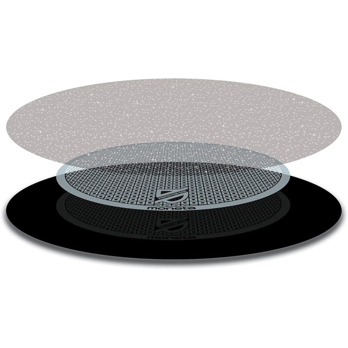 Moneta Nova Grill Pan 28 cm, Aluminum, Black