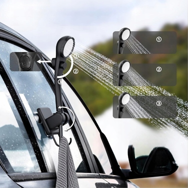 Портативний туристичний душ для кемпінгу та авто з акумулятором 6000 мАг