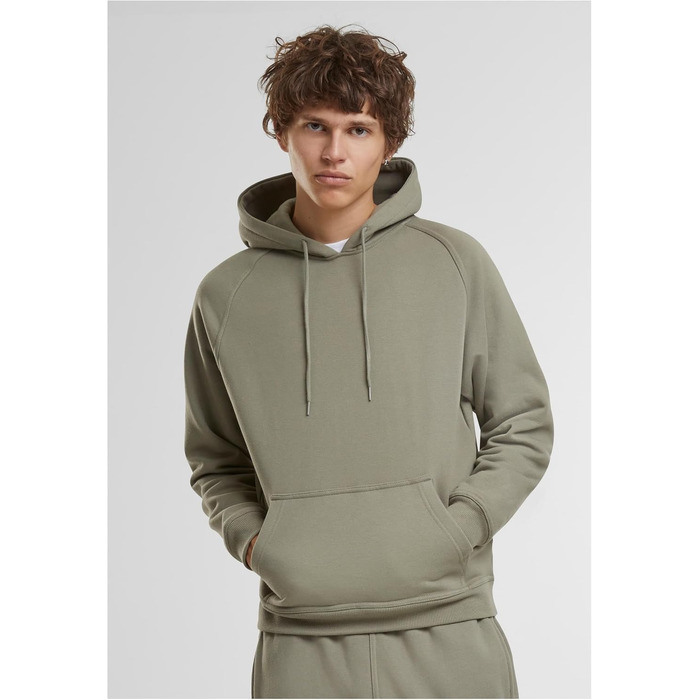 Чоловічий базовий худі Urban Classics з капюроном, колір Palegreen, розмір 5XL