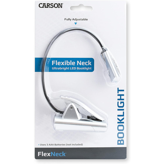LED лампа на прищіпці Carson FlexNeck з гнучним шийкою (FL-55)
