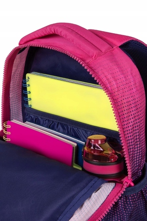 Багатовідсіковий шкільний рюкзак CoolPack, синій/рожевий, 21 л