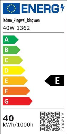 LED-водостійкий настінний світильник Kingwen 40W, 3000K, поворотний на 360°, IP65, чорний. Підходить для гаража, тераси, внутрішнього та зовнішнього використання.