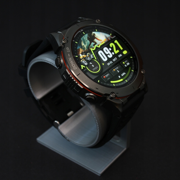 Чоловічий спортивний смарт-годинник NejtStyle з GPS, функцією дзвінків та українським меню, чорний