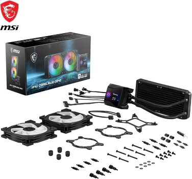 MSI MAG CoreLiquid I AIO: 240мм водяне охолодження для CPU з RGB підсвічуванням, підтримка Intel/AMD