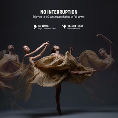 NEEWER Z2-N: Світловий проблиск Speedlite 2.4G TTL для Nikon з моделюючою лампою, швидким перемикачем TCM, HSS 1/8000s, акумулятор 2600mAh