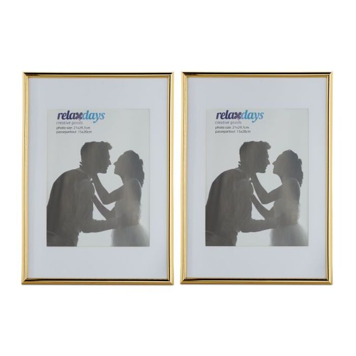 Relaxdays 2-Pack A4 Picture Frames