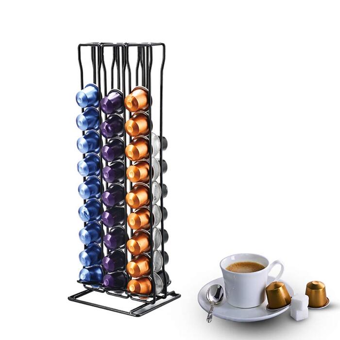 Тримач для капсул Nespresso (60 шт) - металевий підставка для кавових капсул