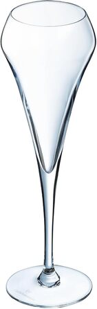 Chef & Sommelier Open Up - Champagne Flutes 200ml - 6 Pieces - Made of Krysta Crystal Glass - Ideal for Festive Occasions - Shine, Transparency and High Durability