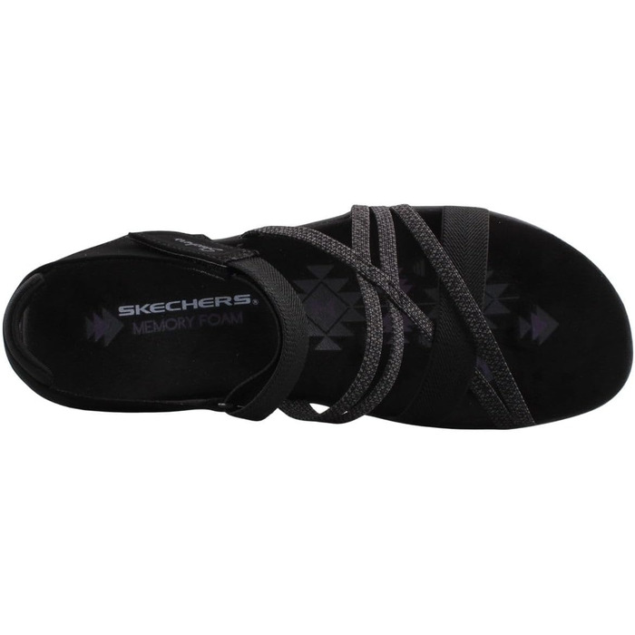 Сандалі жіночі Skechers Reggae Slim Sunnyside чорні (41 EU) - легкі та зручні для літа