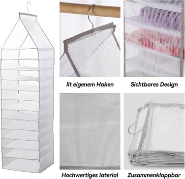 Чохли для одягу, 2 шт. (110x60x25 см), дихаючі сумки для одягу на блискавці, сірий колір