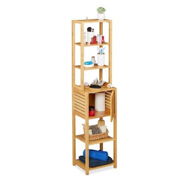 Relaxdays Bamboo Shoe Rack with 7 Tiers