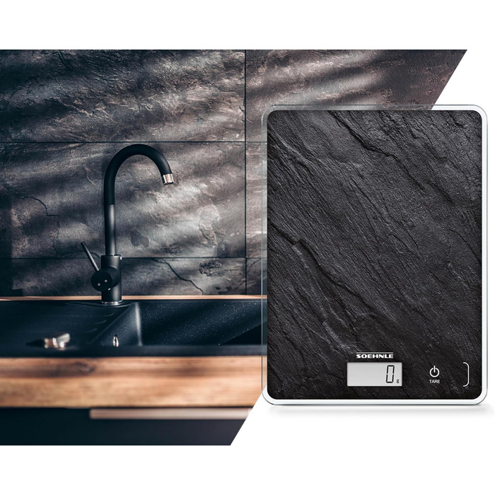 Кухонні ваги Soehnle Page Compact білі, цифрові ваги до 5 кг, LCD дисплей, функція тарування