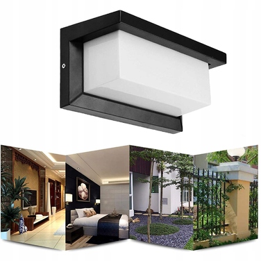 Зовнішній LED світильник 18 Вт, настінна світильна установка з алюмінію