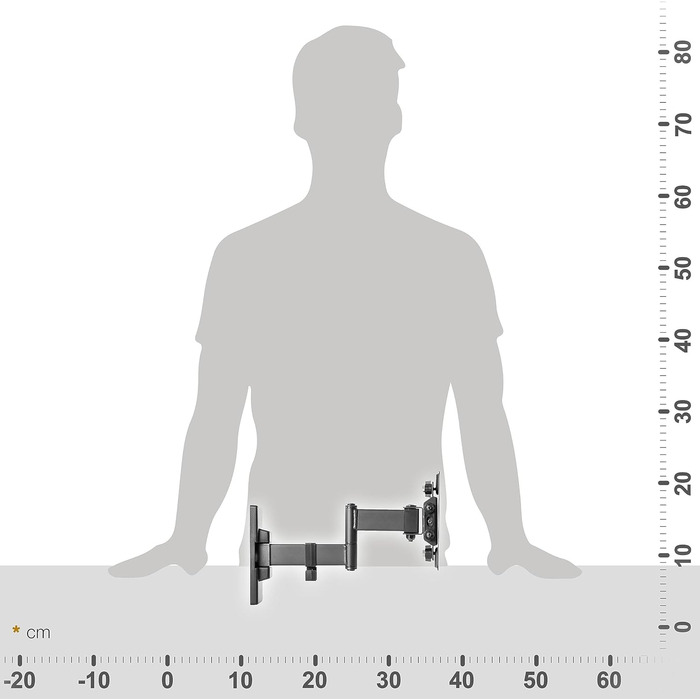 Настінне кріплення для монітора/телевізора RICOO S3911 13-34 дюйми VESA 75x75/100x100 поворотне