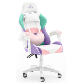 Ігрове крісло Hell's Chair Rainbow Kids 2.0: обертовий офісний стілець для дітей