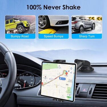 Утримувач для планшета в авто Linkstyle, універсальний, 360° обертання, для iPad та смартфонів 5.5-11 дюймів